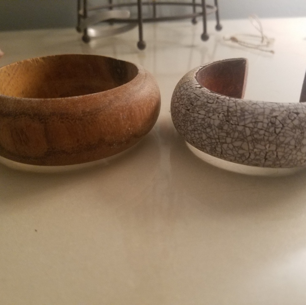 Wood bracelets